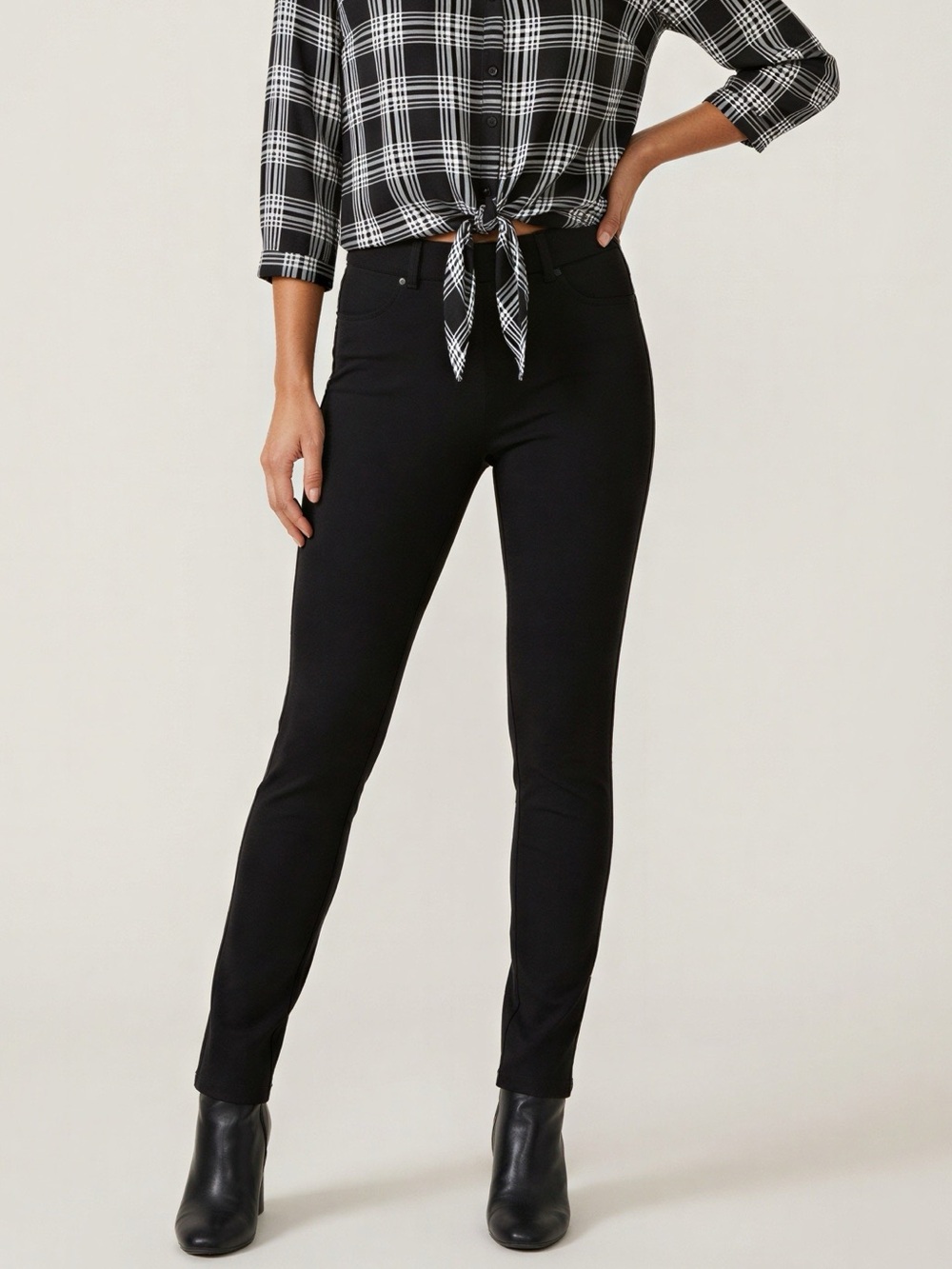 Sloane and Sadie Black Dress Pant Leggings